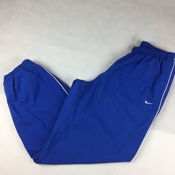 nike royal blue track pants
